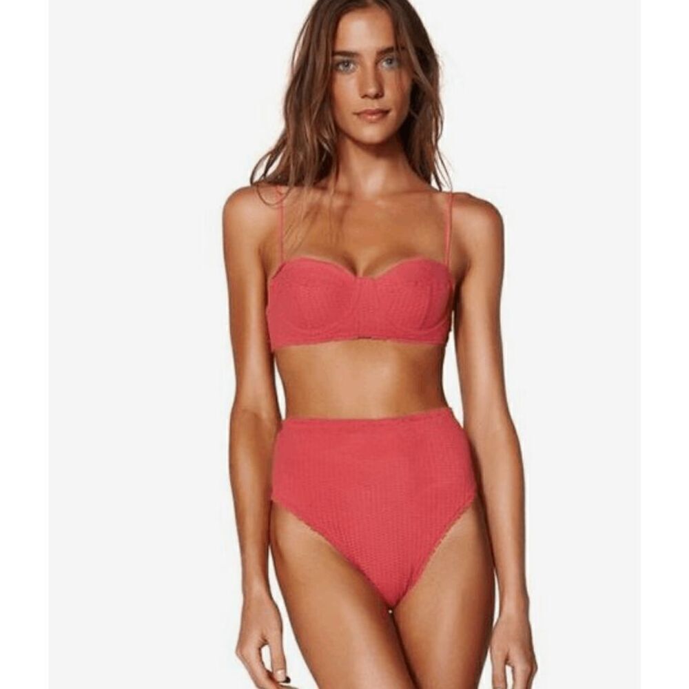 NWT ViX Scales Bela Hot Pant in Coral Medium​​​​​​